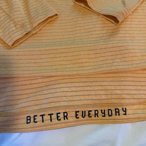 Lululemon drysense long sleeve mens top clementine - Picture 2 of 5